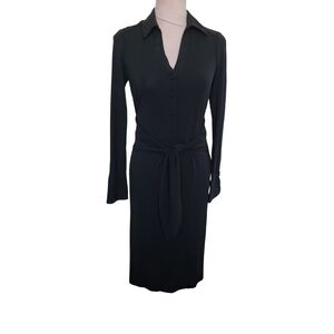 Iris Setlakwe Black Long Sleeve Dress sz S